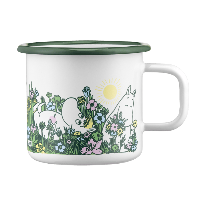 Mumin emaljmugg 37 cl - In the garden - Muurla