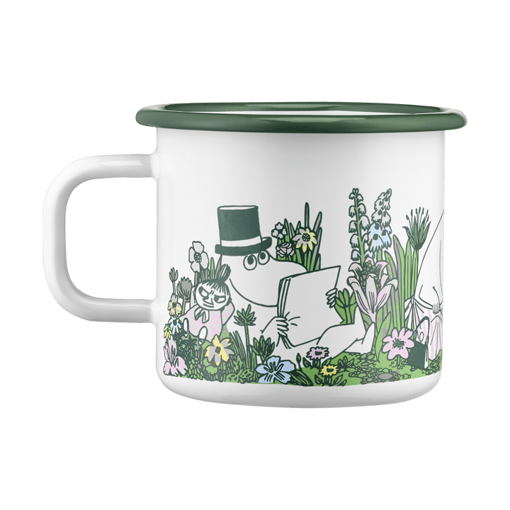 Mumin emaljmugg 37 cl, In the garden Muurla