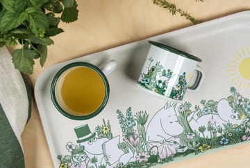 Mumin emaljmugg 37 cl - In the garden - Muurla