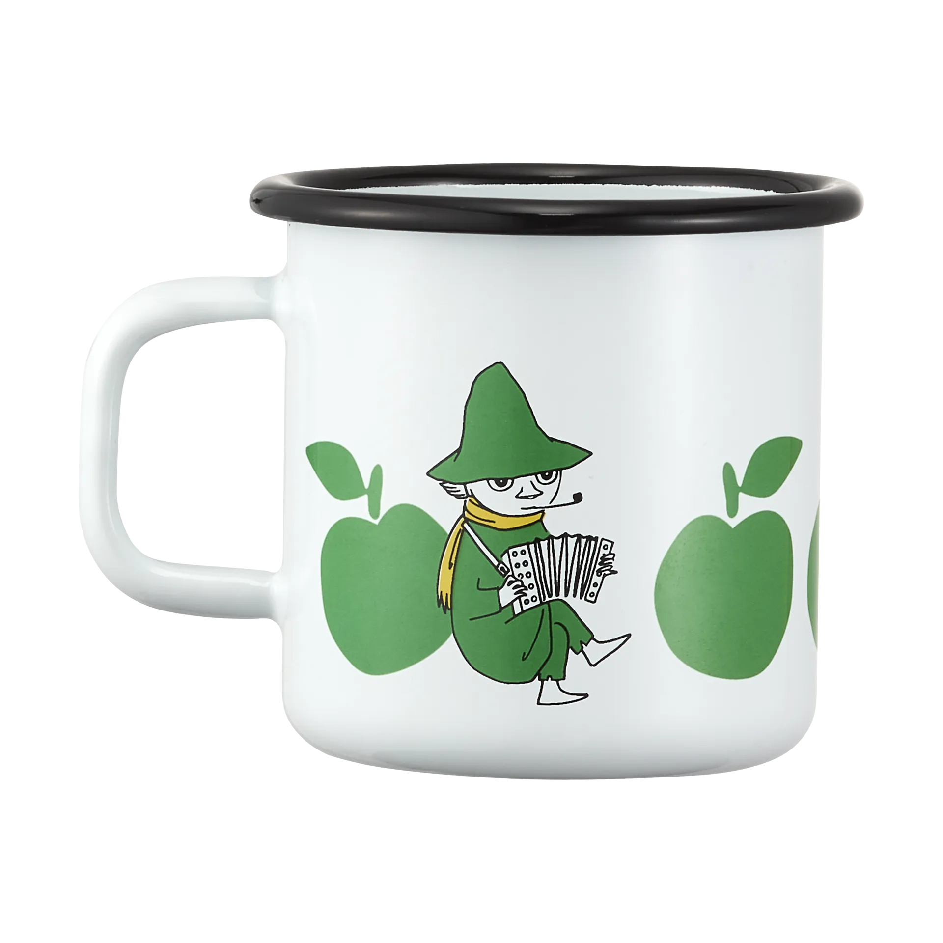 Mumin emaljmugg 37 cl, Joyfull Apples Muurla