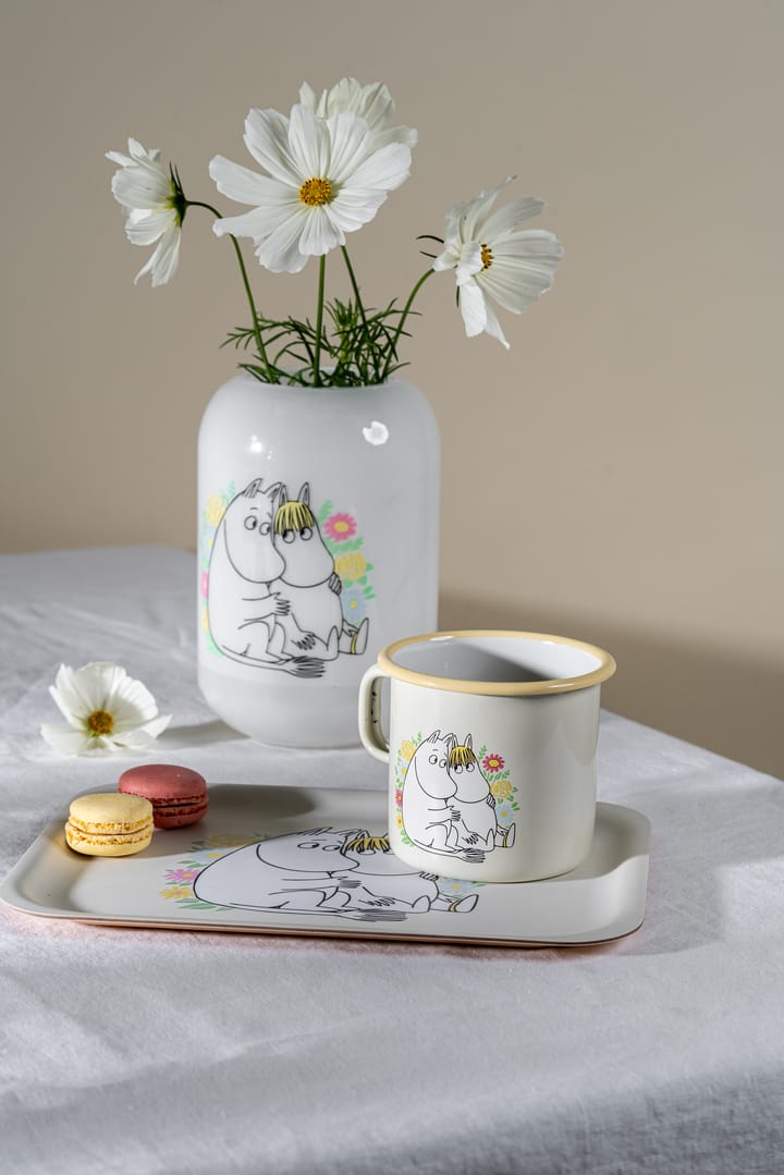 Mumin emaljmugg 55 cl, Flowers Muurla