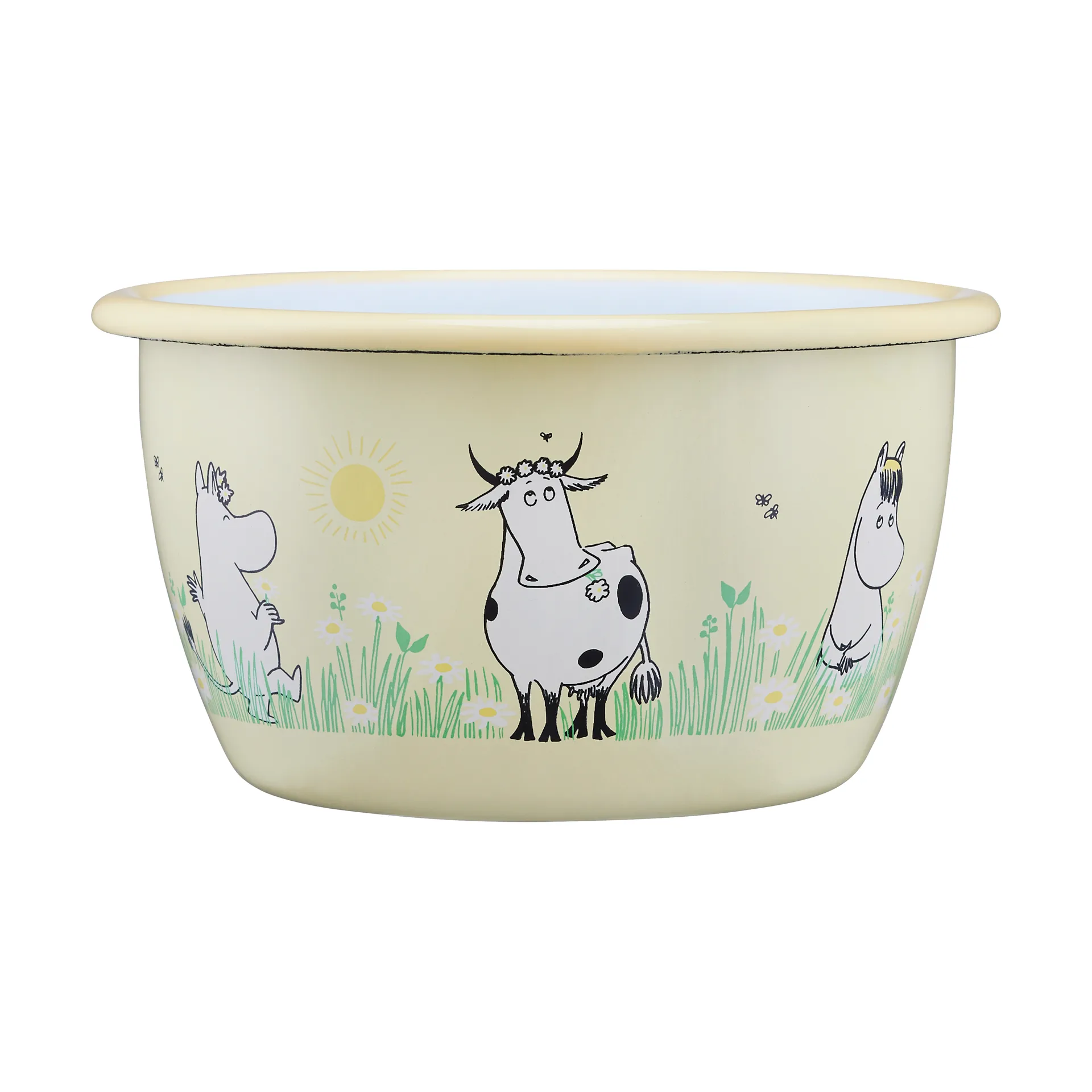 Mumin emaljskål 30 cl, Meadow Muurla