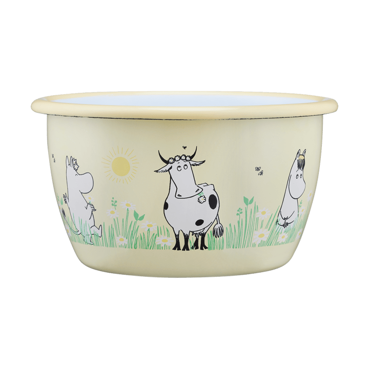 Mumin emaljskål 30 cl - Meadow - Muurla
