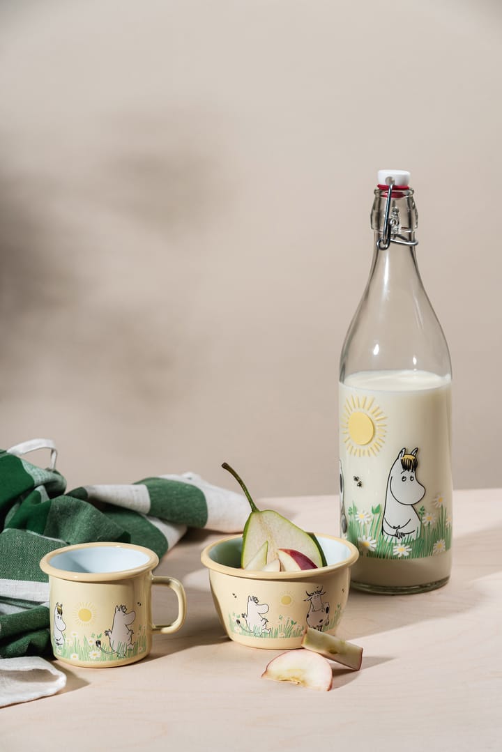 Mumin emaljskål 30 cl, Meadow Muurla