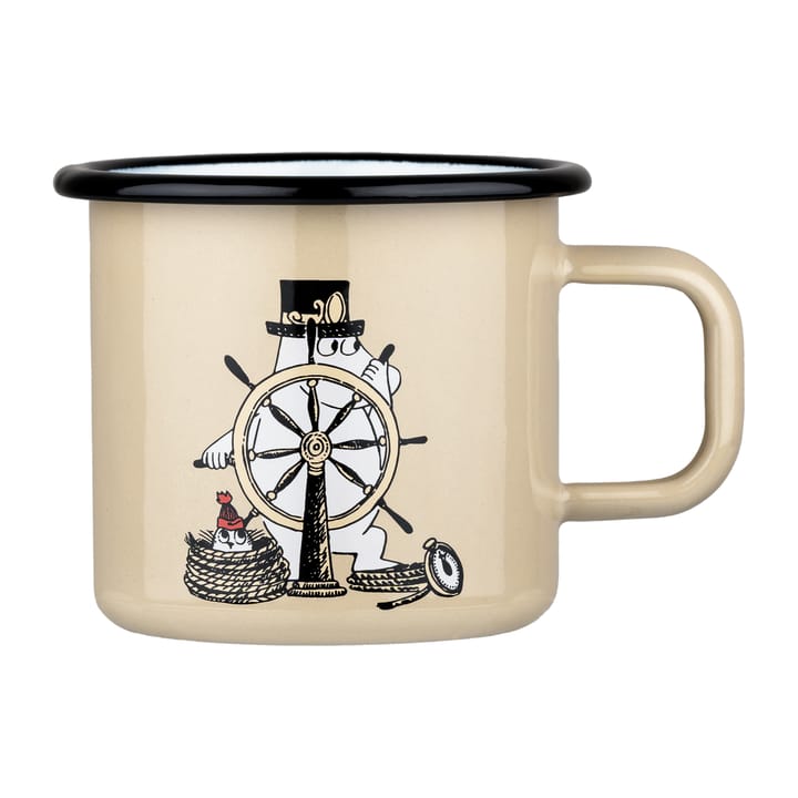 Mumin emaljskål Äventyraren 37 cl - Beige - Muurla