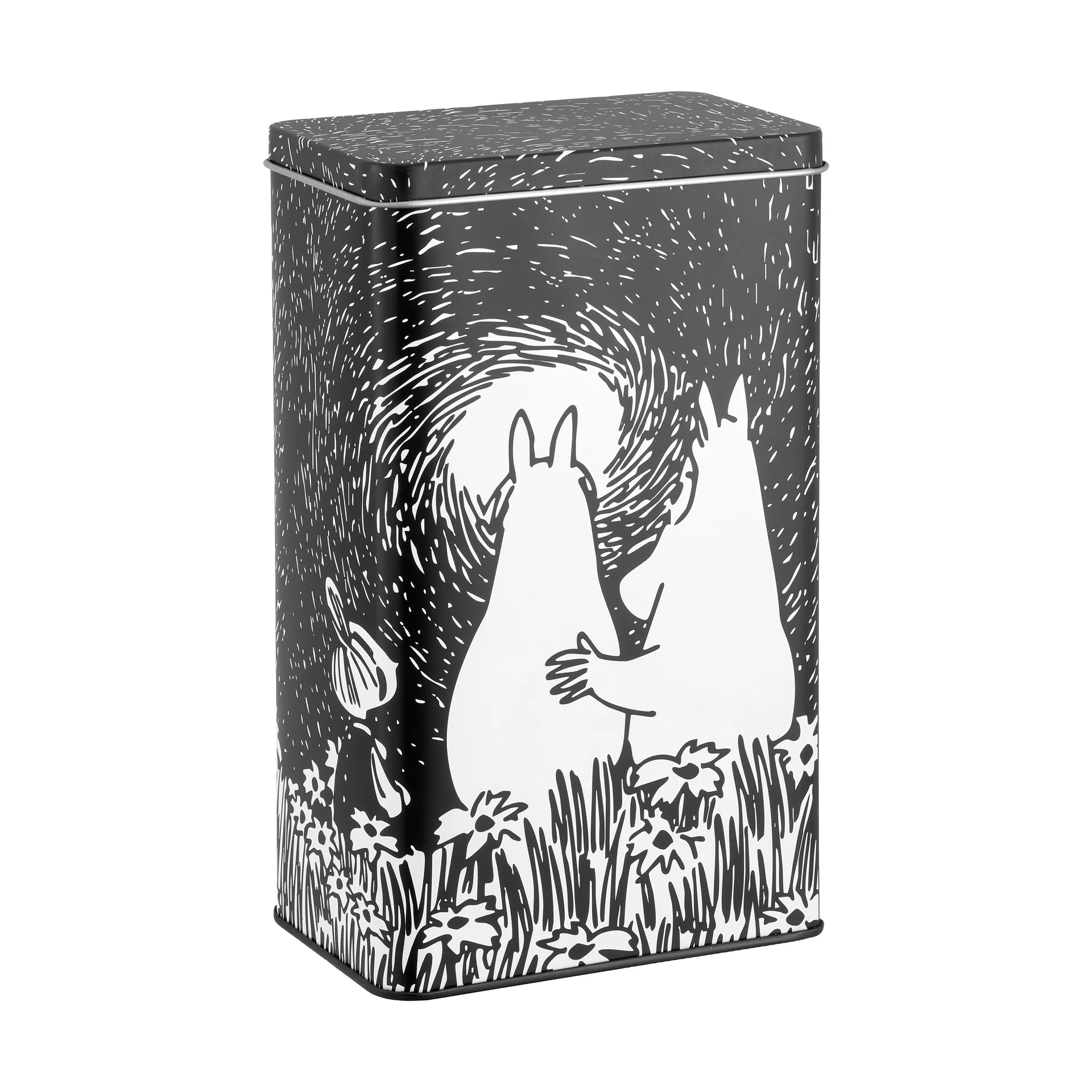 Mumin Friendship kaffeburk plåt, Friendship, 12x8x20 cm Muurla