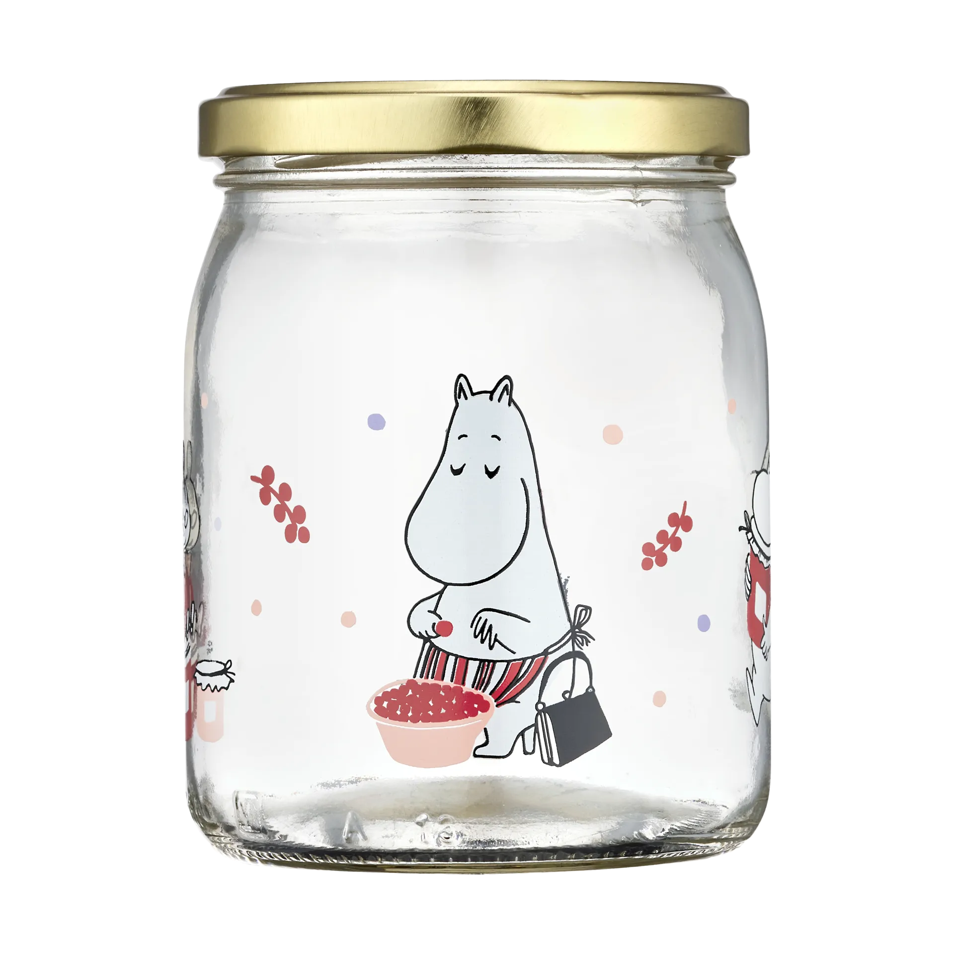 Mumin glasburk 50 cm, Berries Muurla