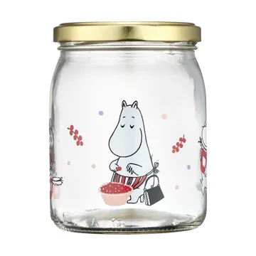 Mumin glasburk 50 cm - Berries - Muurla