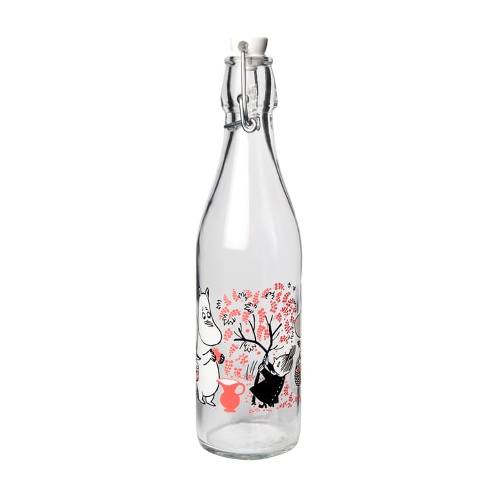 Mumin glasflaska 0,5 l - Berries - Muurla