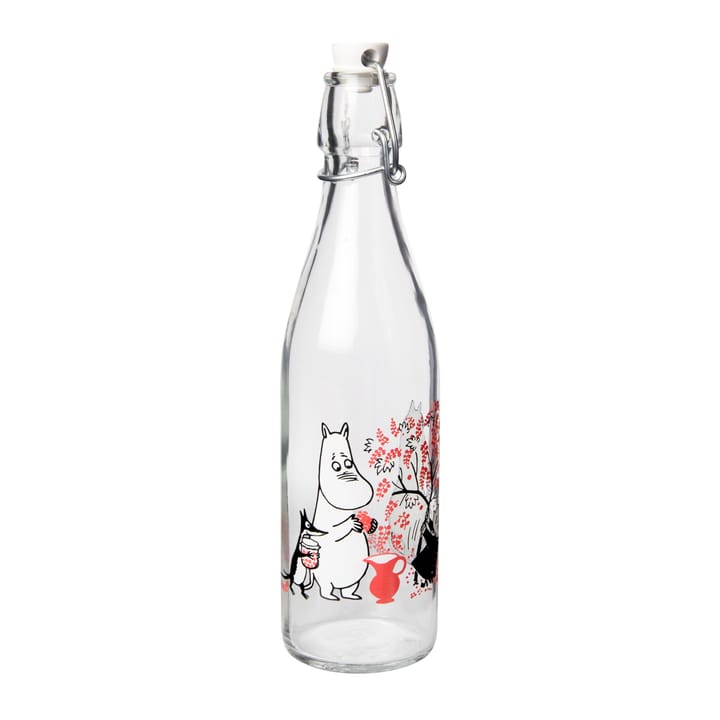 Mumin glasflaska 0,5 l - Berries - Muurla