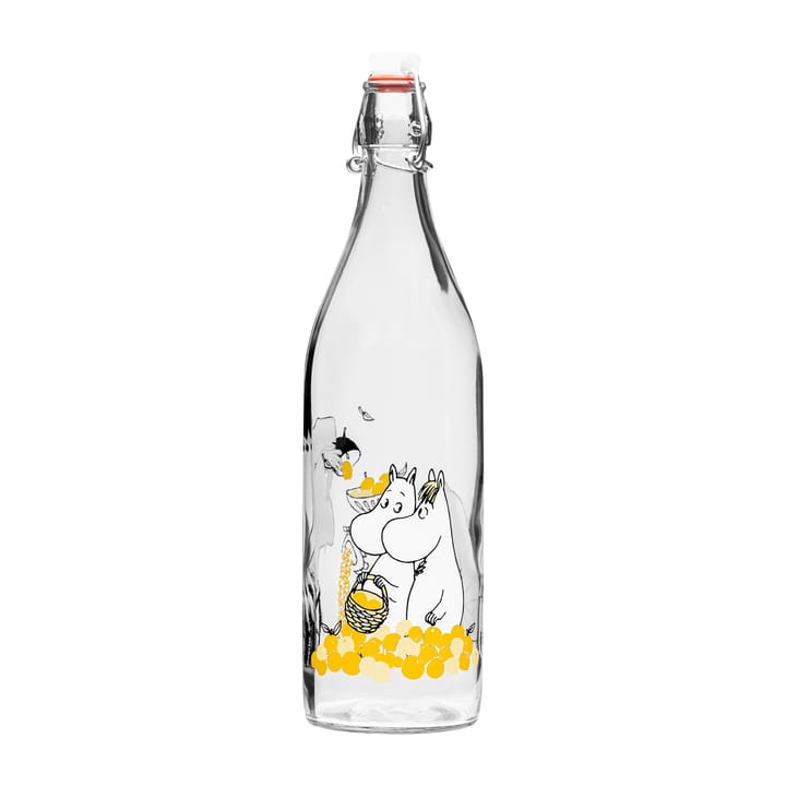 Mumin glasflaska 1 L - Fruits - Muurla