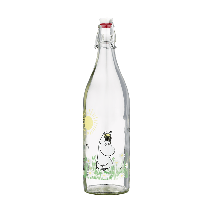 Mumin glasflaska 1 L - Meadow - Muurla