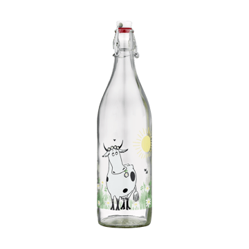 Mumin glasflaska 1 L - Meadow - Muurla