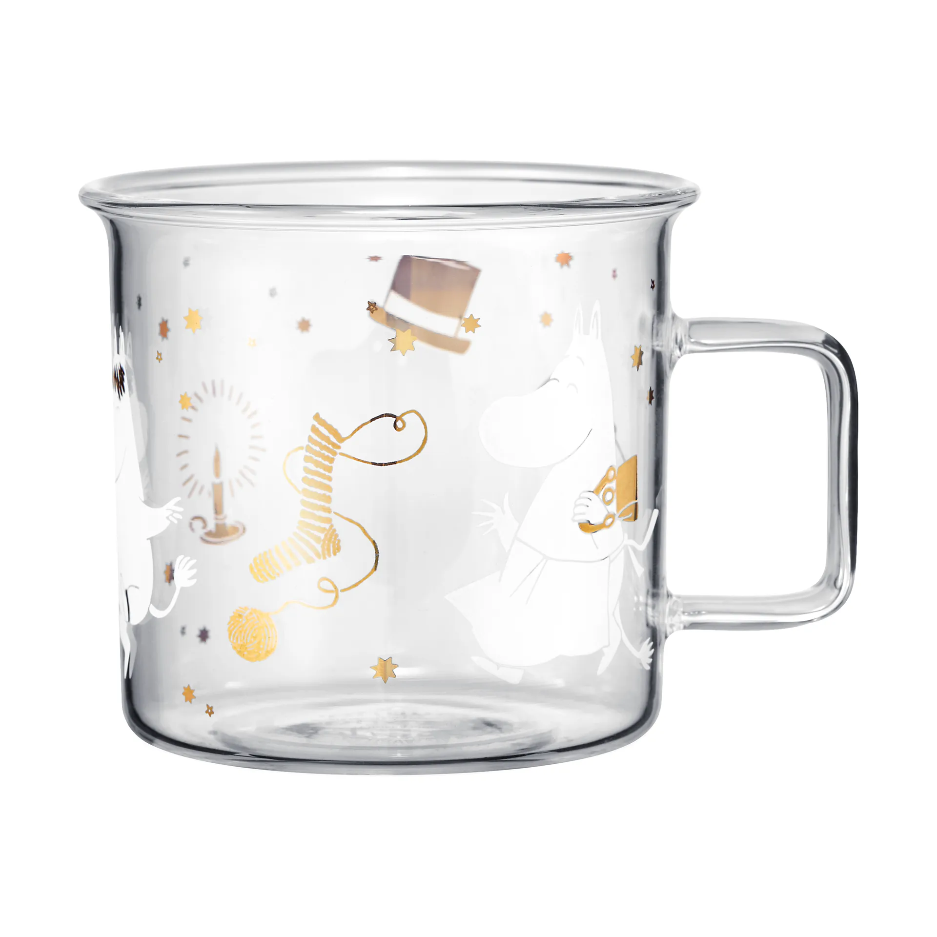 Mumin glasmugg 35 cl, Sparkling stars Muurla