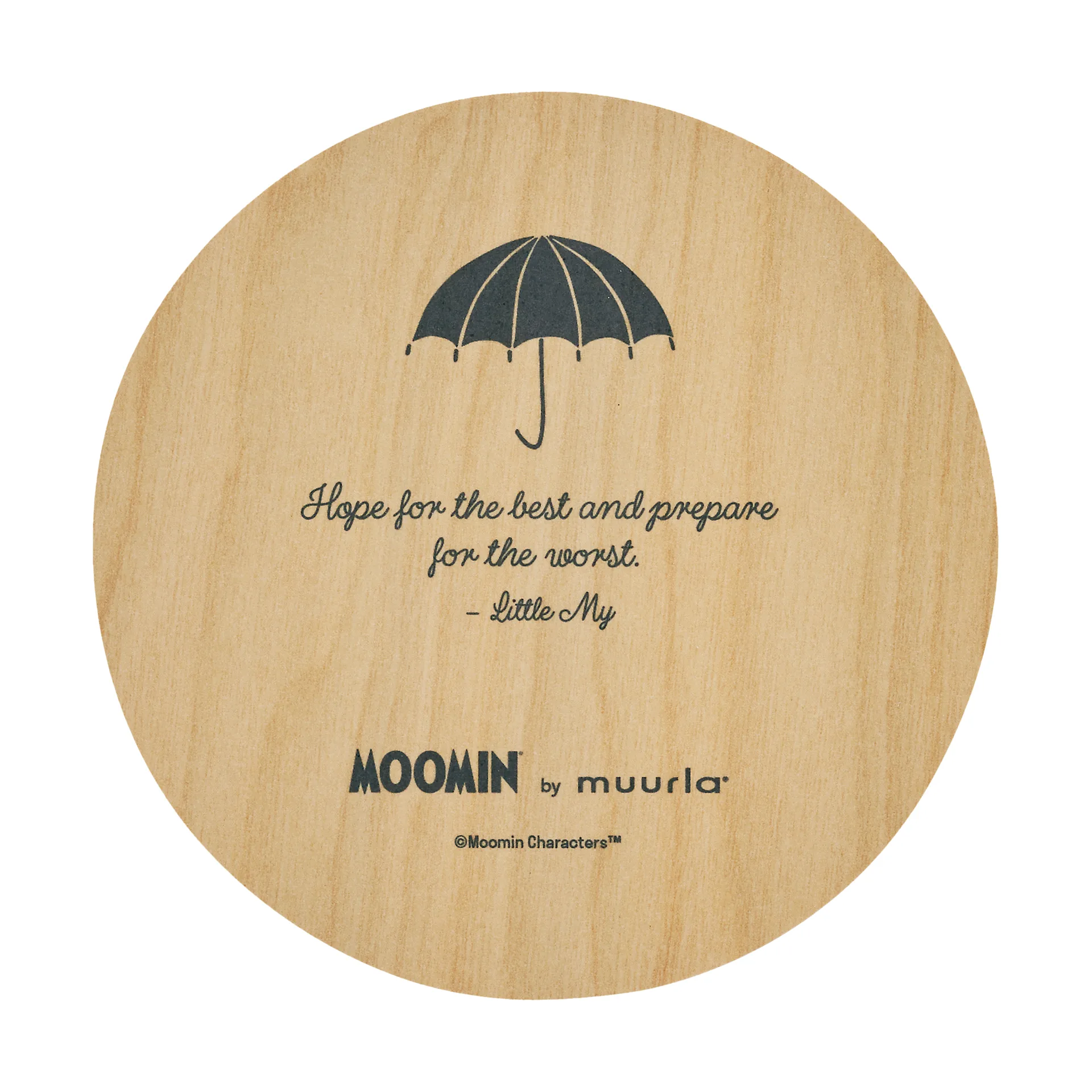 Mumin glasunderlägg Ø10 cm, Little My Muurla