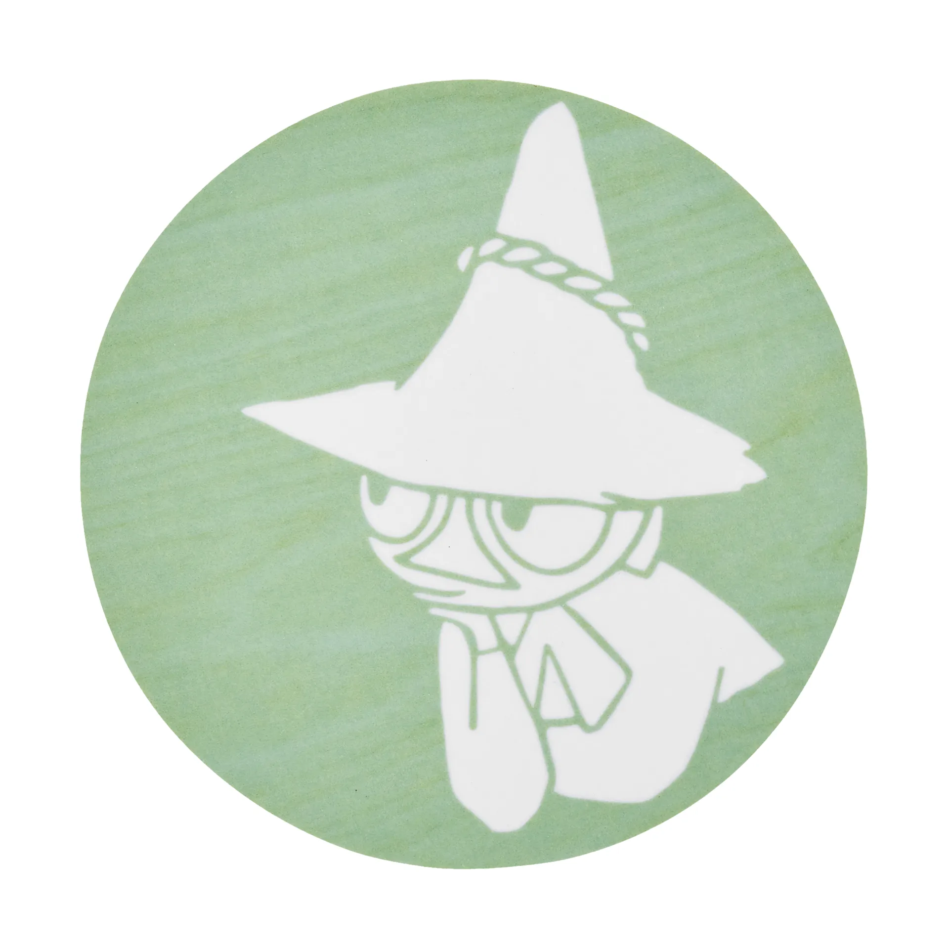 Mumin glasunderlägg Ø10 cm, Snufkin Muurla