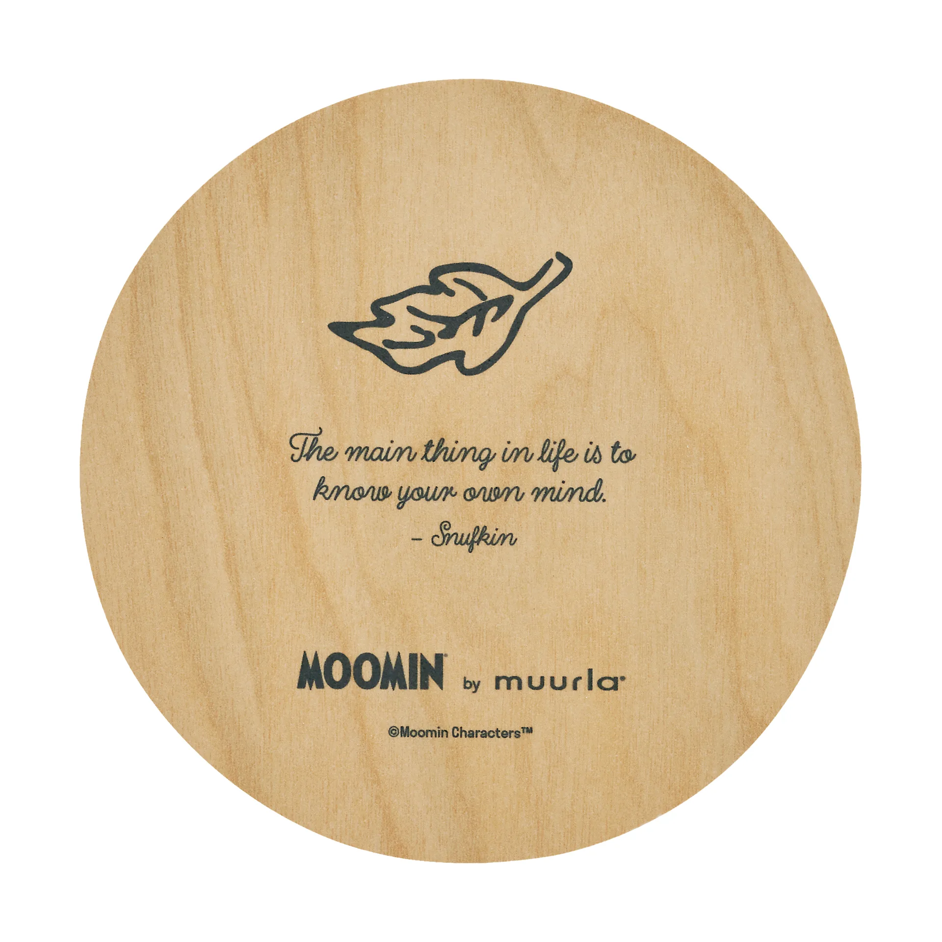 Mumin glasunderlägg Ø10 cm, Snufkin Muurla