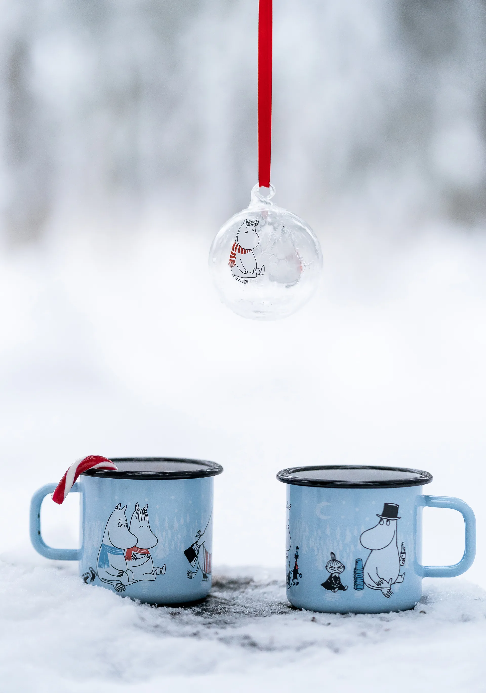 Mumin julgranskula Ø7 cm, Snorkmaiden Muurla