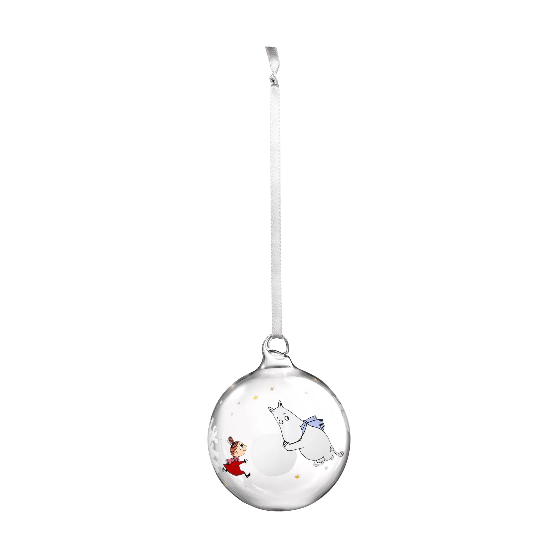 Mumin julgranskula Ø9 cm, Snowflake Muurla