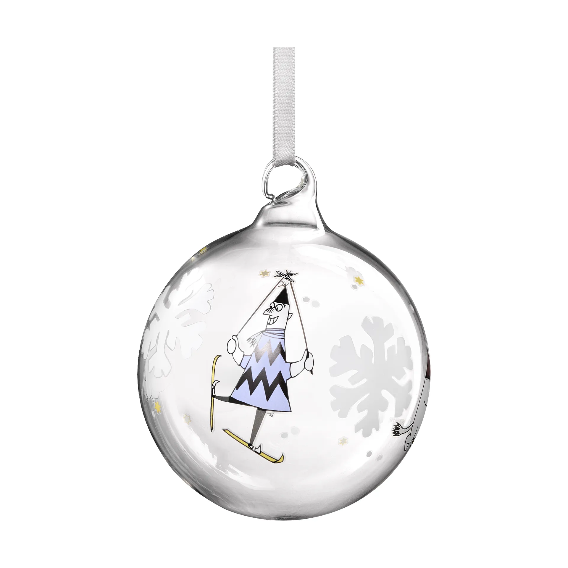 Mumin julgranskula Ø9 cm, Snowflake Muurla