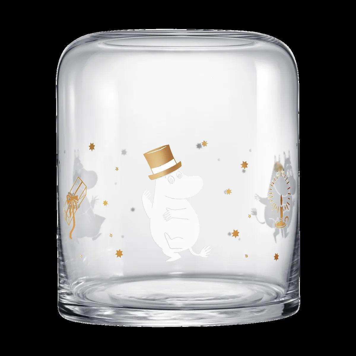 Muurla Mumin ljuslykta 18 cm Sparkling stars