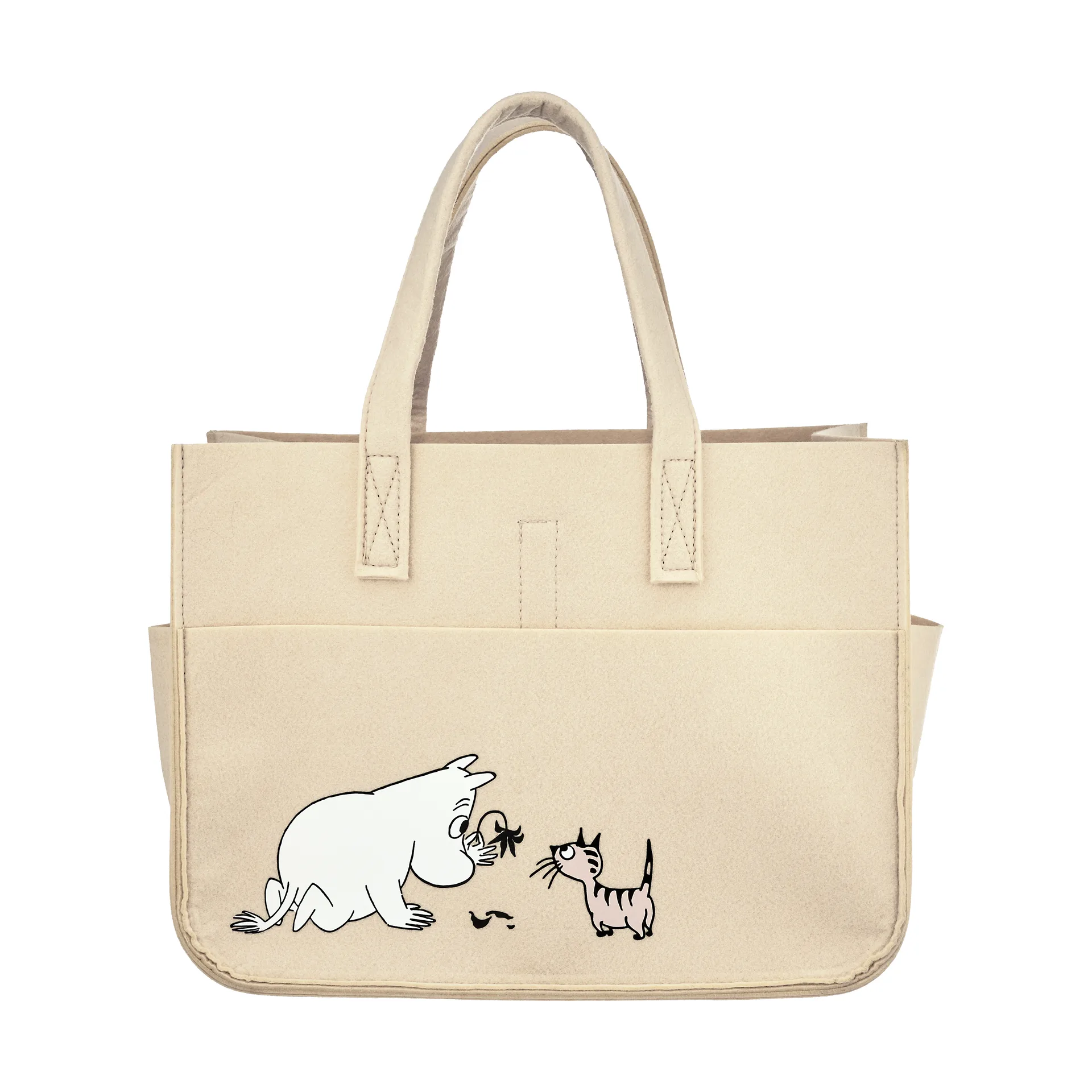 Mumin pets förvaringskorg 25x40 cm, Beige Muurla