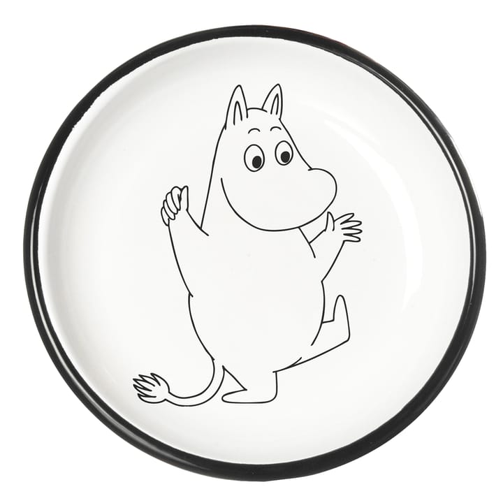 Mumin Retro emaljtallrik 18 cm, Mumin Muurla