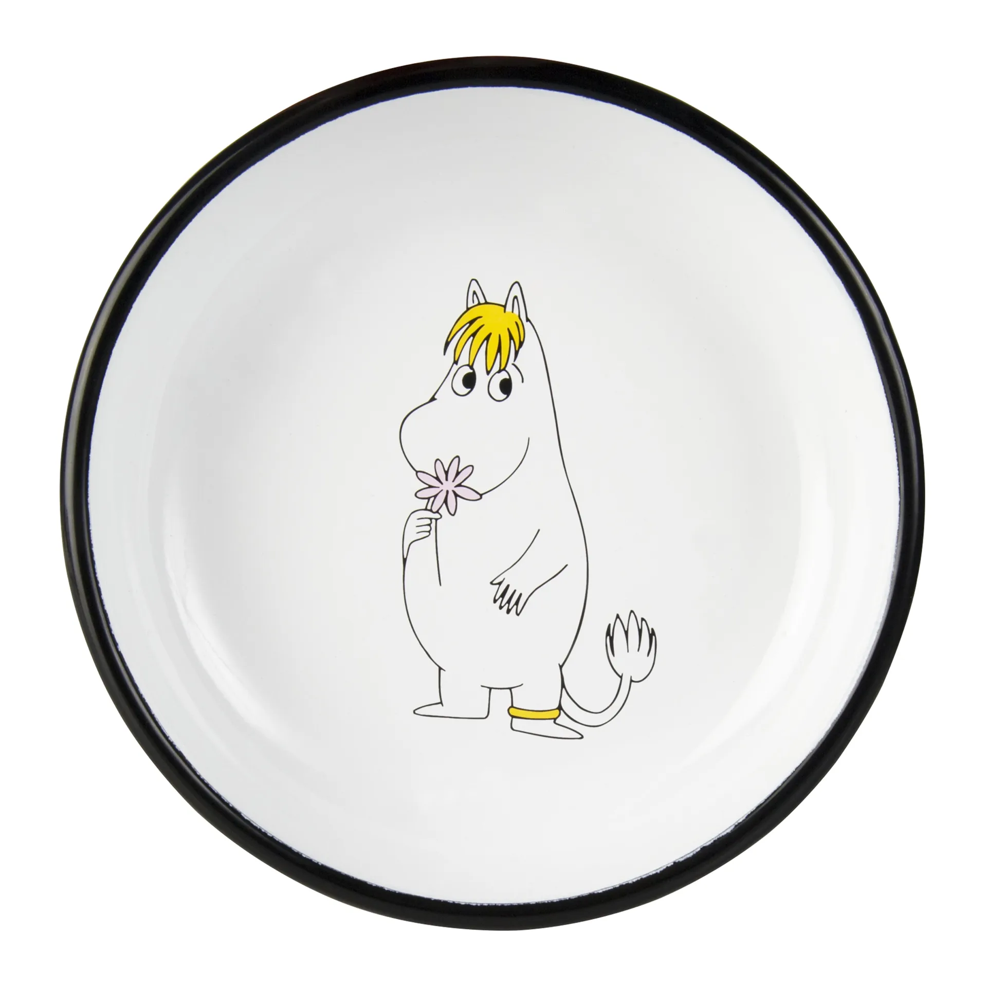 Mumin Retro emaljtallrik 18 cm, Snorkfröken Muurla