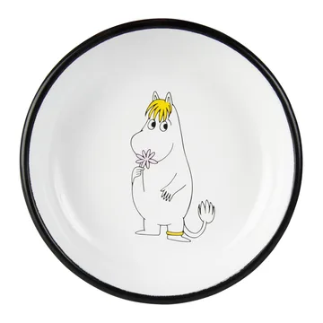 Mumin Retro emaljtallrik 18 cm - Snorkfröken - Muurla