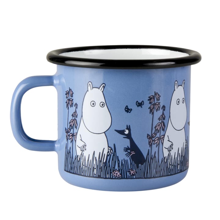 Mumin Vänner emaljmugg 2,5 dl, Mumin Muurla