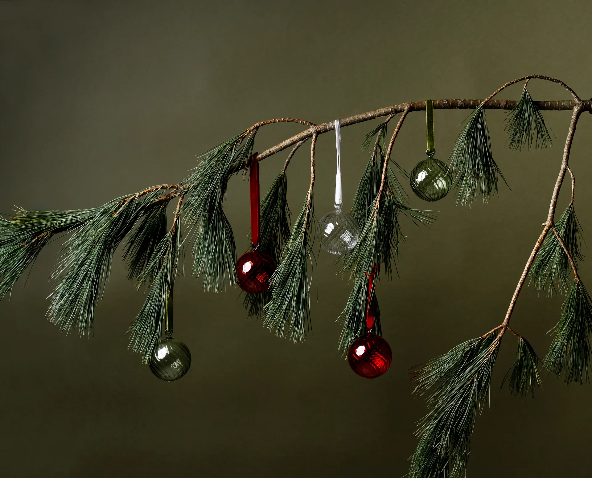 Muurla julgranskula Ø6 cm, Forest green Muurla