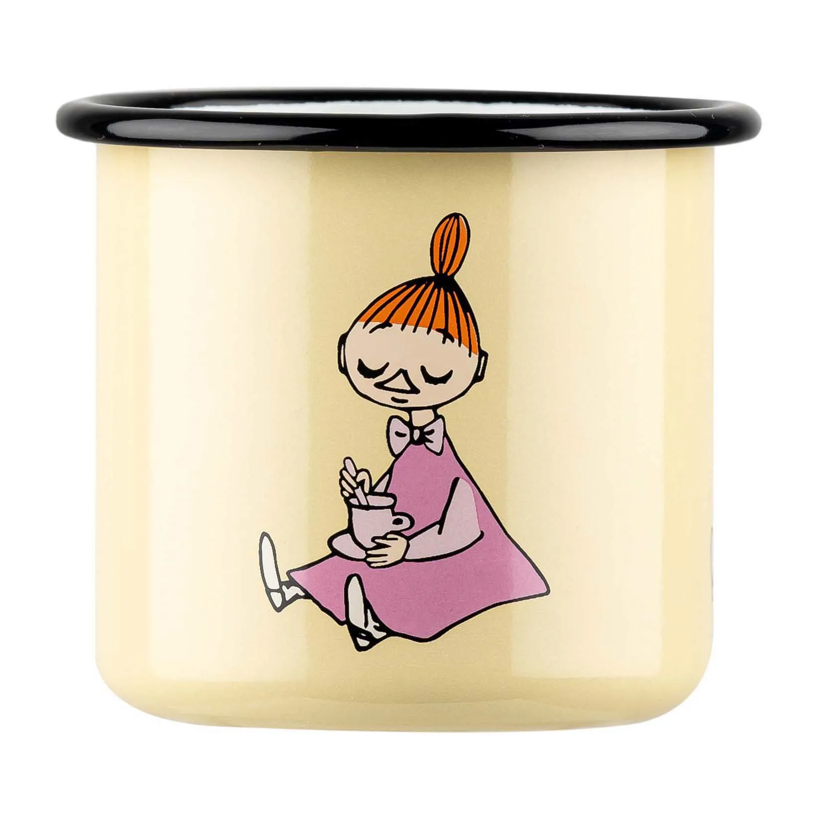 Mymble Retro emaljmugg 37 cl, Yellow Muurla