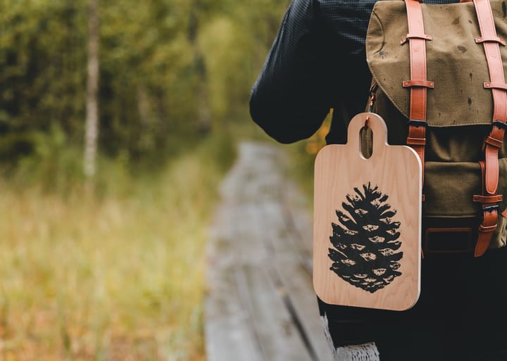 Nordic Chop & Serve bricka 21x31 cm, The Pine Cone-The Birch Leaf Muurla