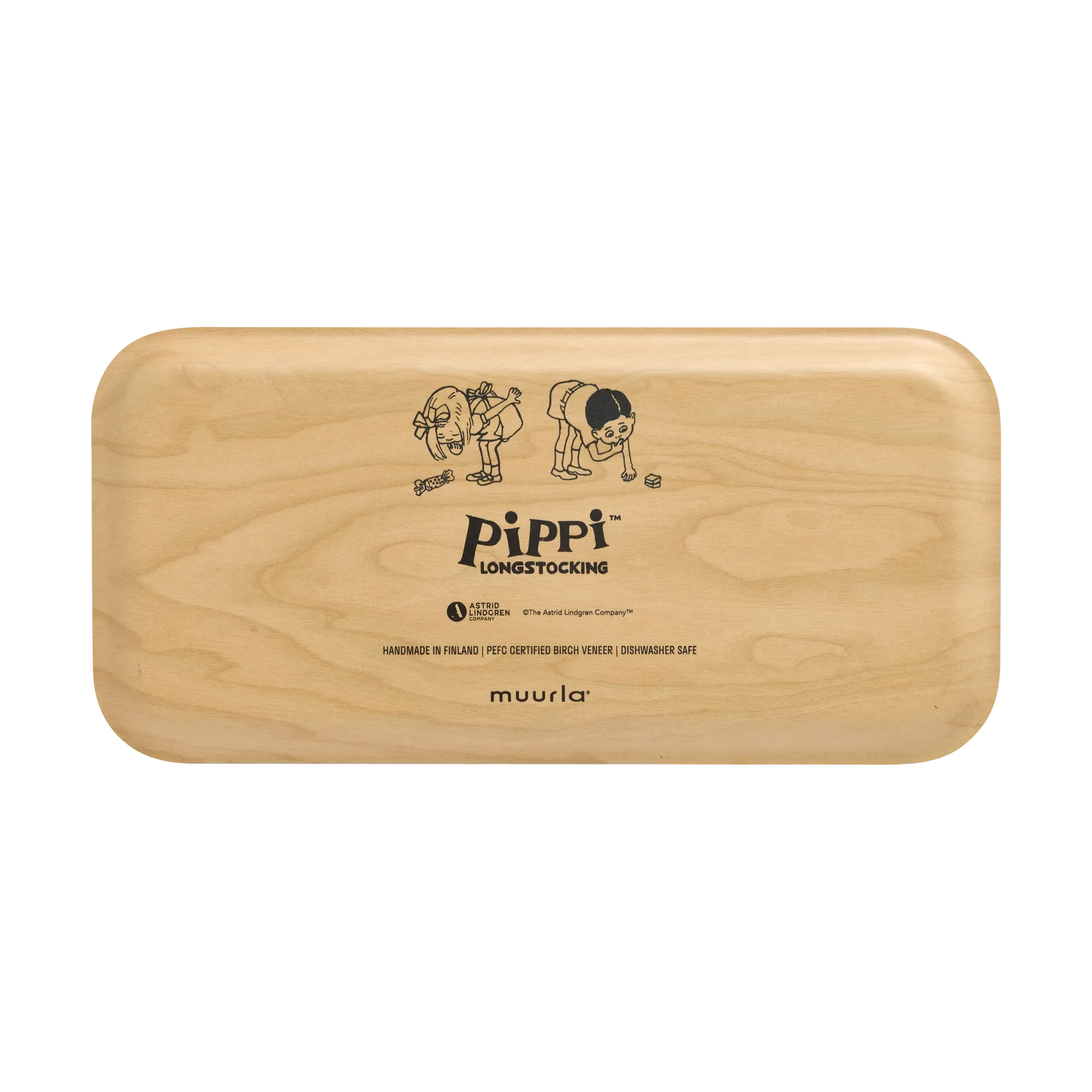 Pippi bricka 13x27 cm, Candy Muurla