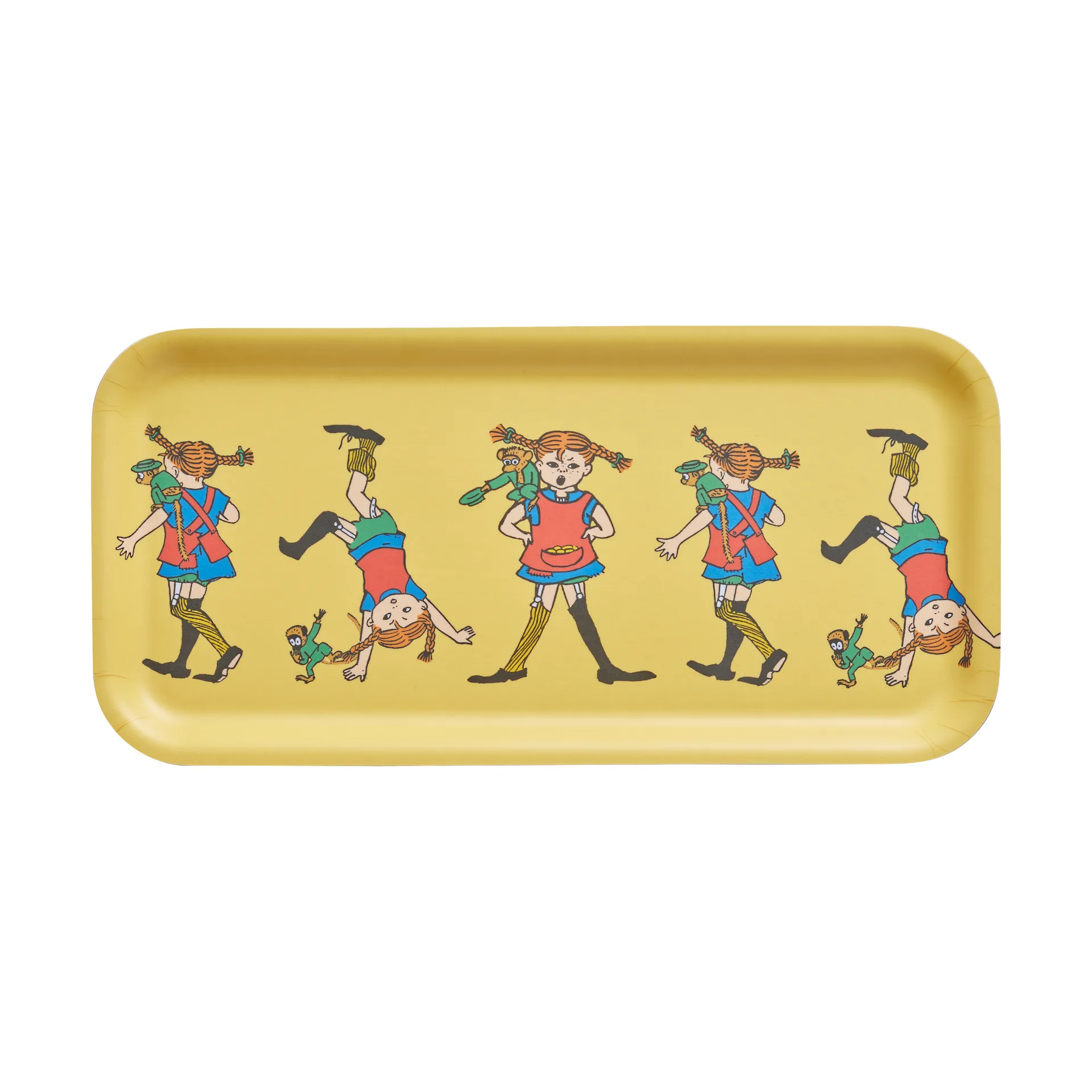 Pippi bricka 13x27 cm, Pippi Longstocking Muurla
