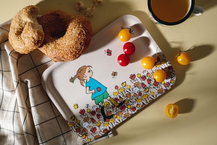 Pippi bricka 20x27 cm, Be More Pippi Muurla