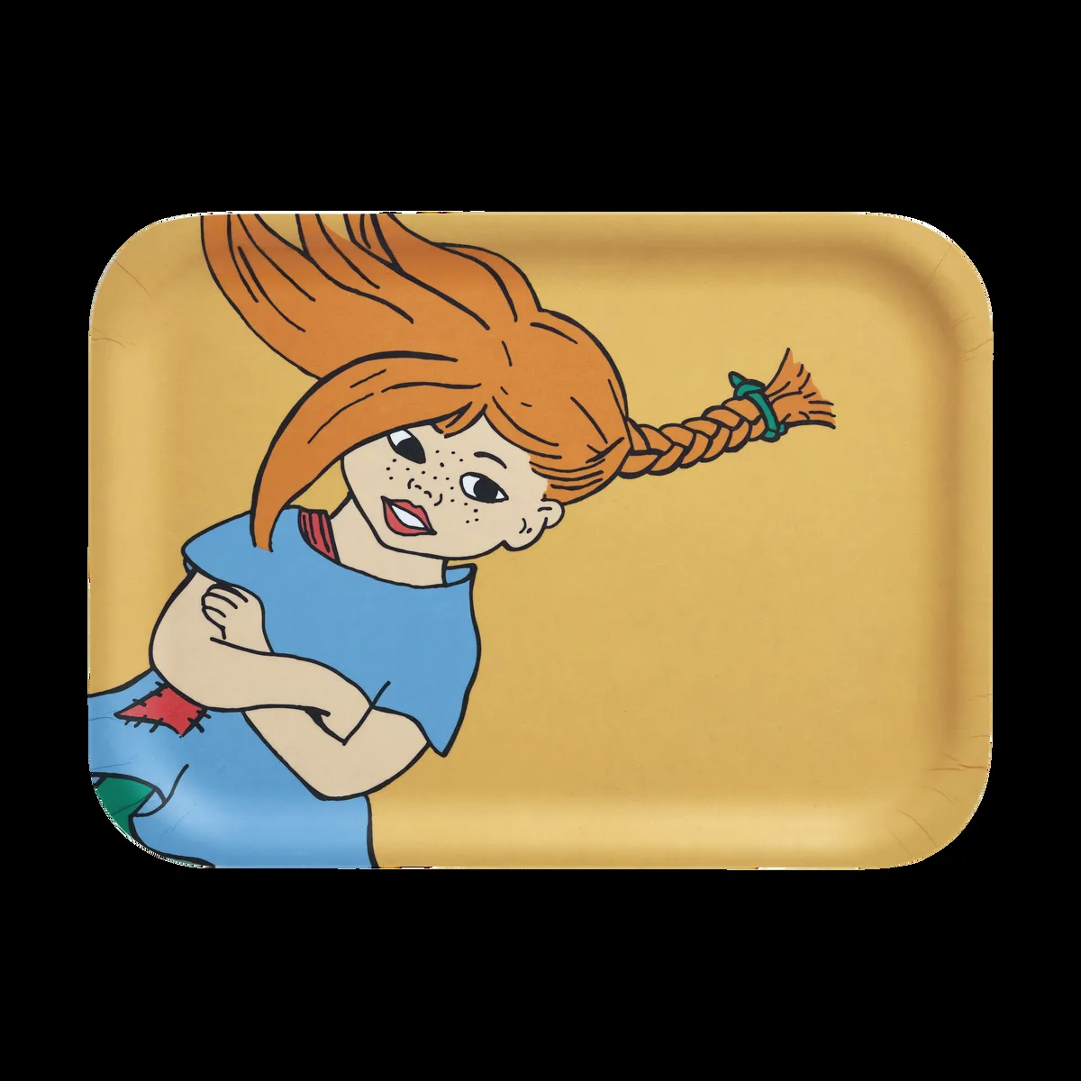 Muurla Pippi bricka 20x27 cm The Strongest Girl