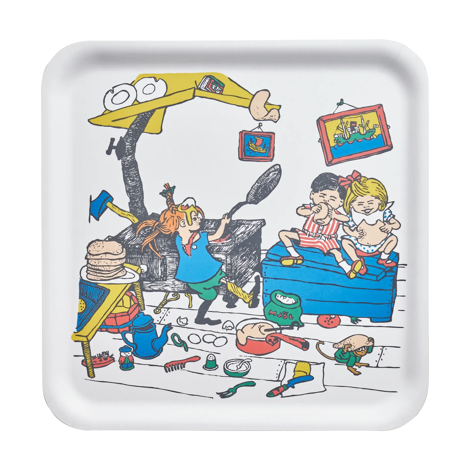 Pippi bricka 33x33 cm, Pancakes Muurla