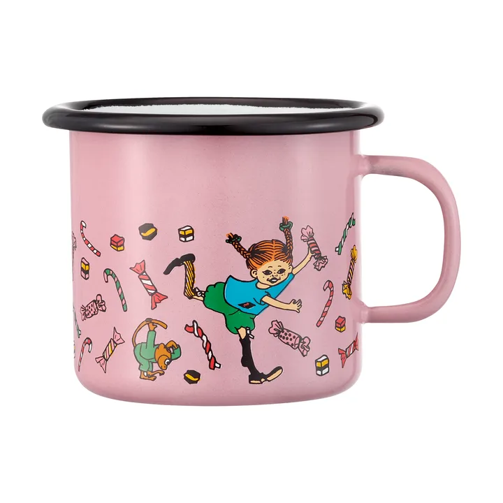 Pippi emaljmugg 2,5 dl - Candy - Muurla