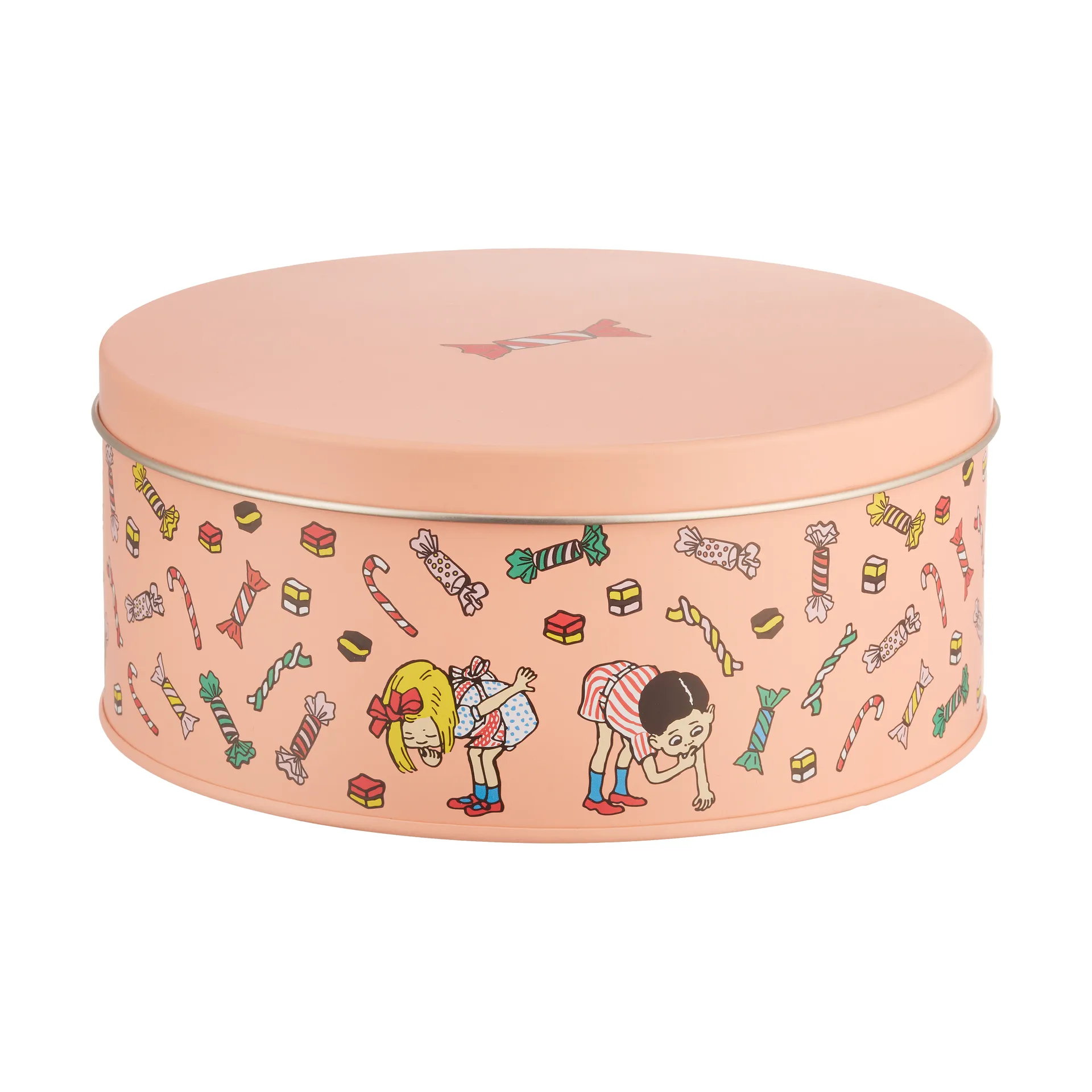 Pippi förvaringsburk med lock Ø15 cm, Candy Muurla