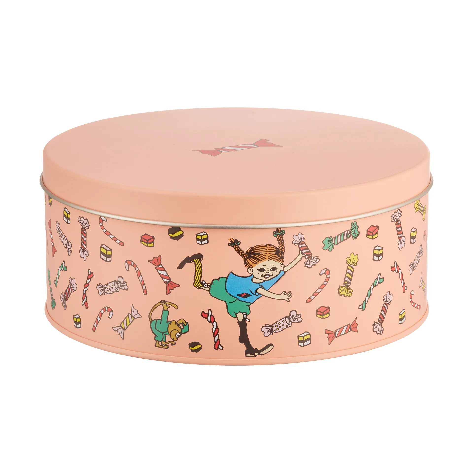 Pippi förvaringsburk med lock Ø15 cm, Candy Muurla