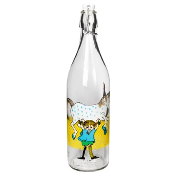 Pippi glasflaska 1 L - Multi - Muurla