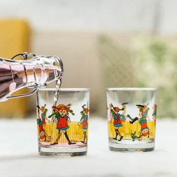 Pippi glasflaska 1 L - Multi - Muurla