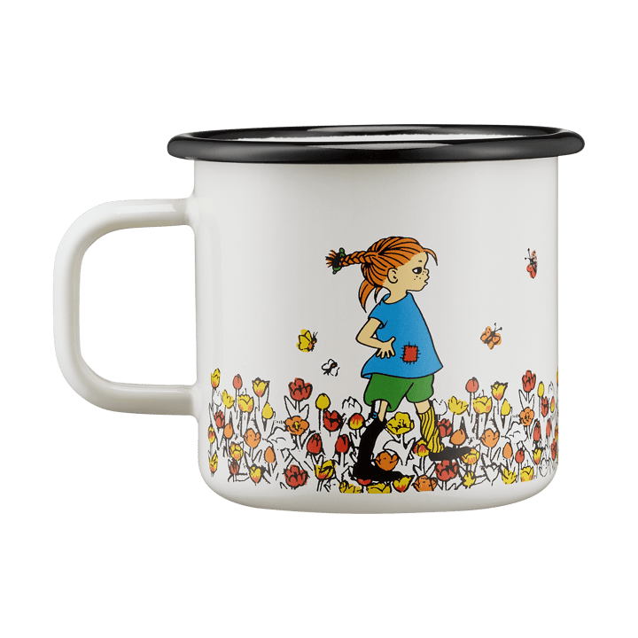 Pippi Långstrump emaljmugg 3,7 dl, Be More Pippi Muurla
