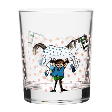 Pippi & Lilla Gubben dricksglas 20 cl - Multi - Muurla