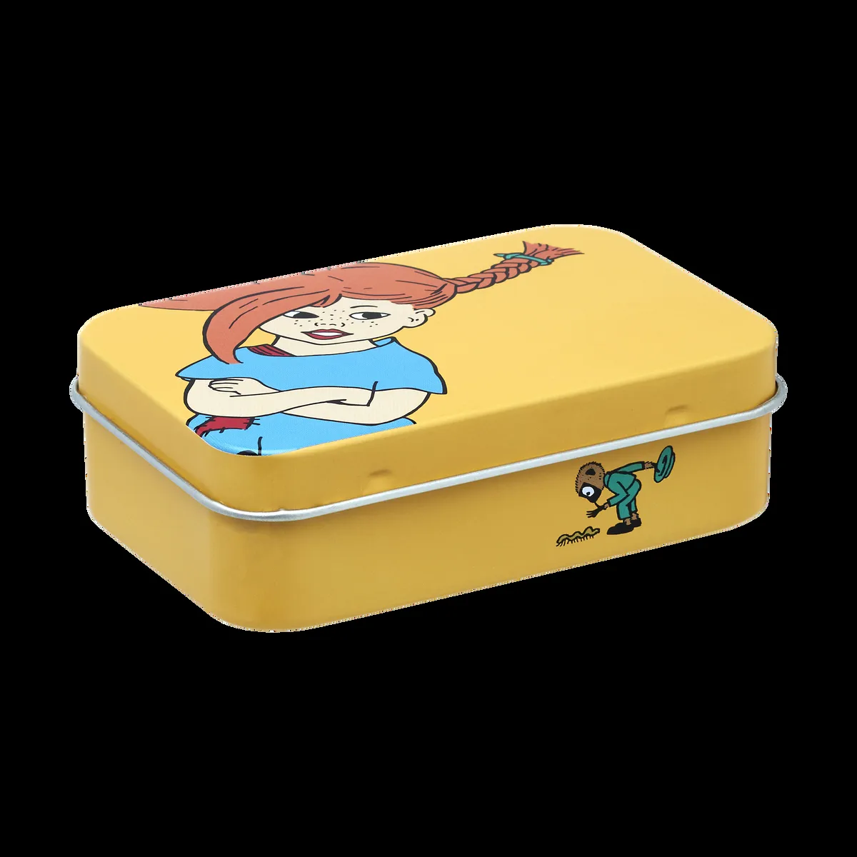 Muurla pippi plåtburk 10x6,5x3 cm The Strongest Girl