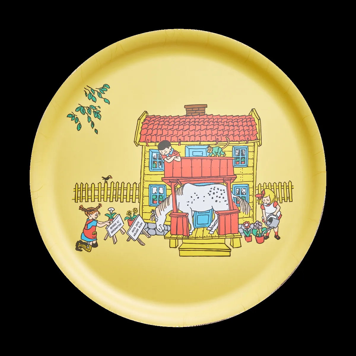 Muurla Pippi serveringsbricka Ø35 cm Villa villekulla