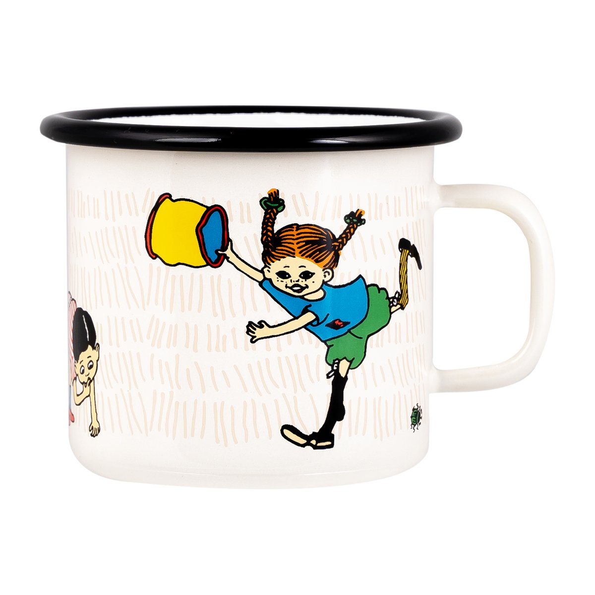Muurla Pippi The Snirkle Hunt emaljmugg 25 cl Multi