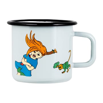 Pippi The Strongest Girl emaljmugg 37 cl - Multi - Muurla