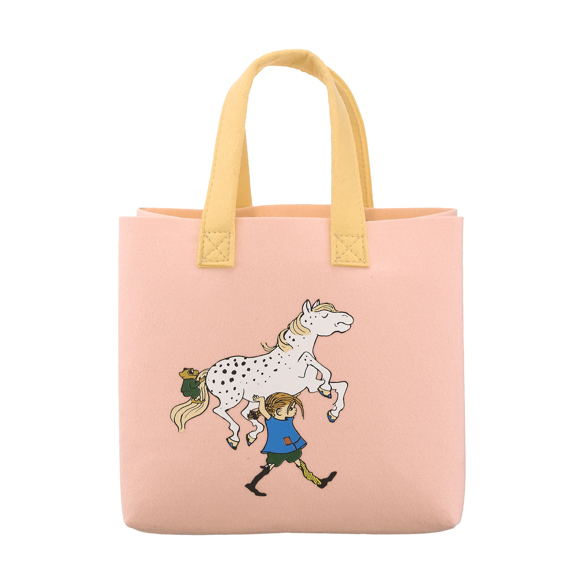 Pippi Tote Bag väska 25x25 cm, Pippi and the Horse Muurla